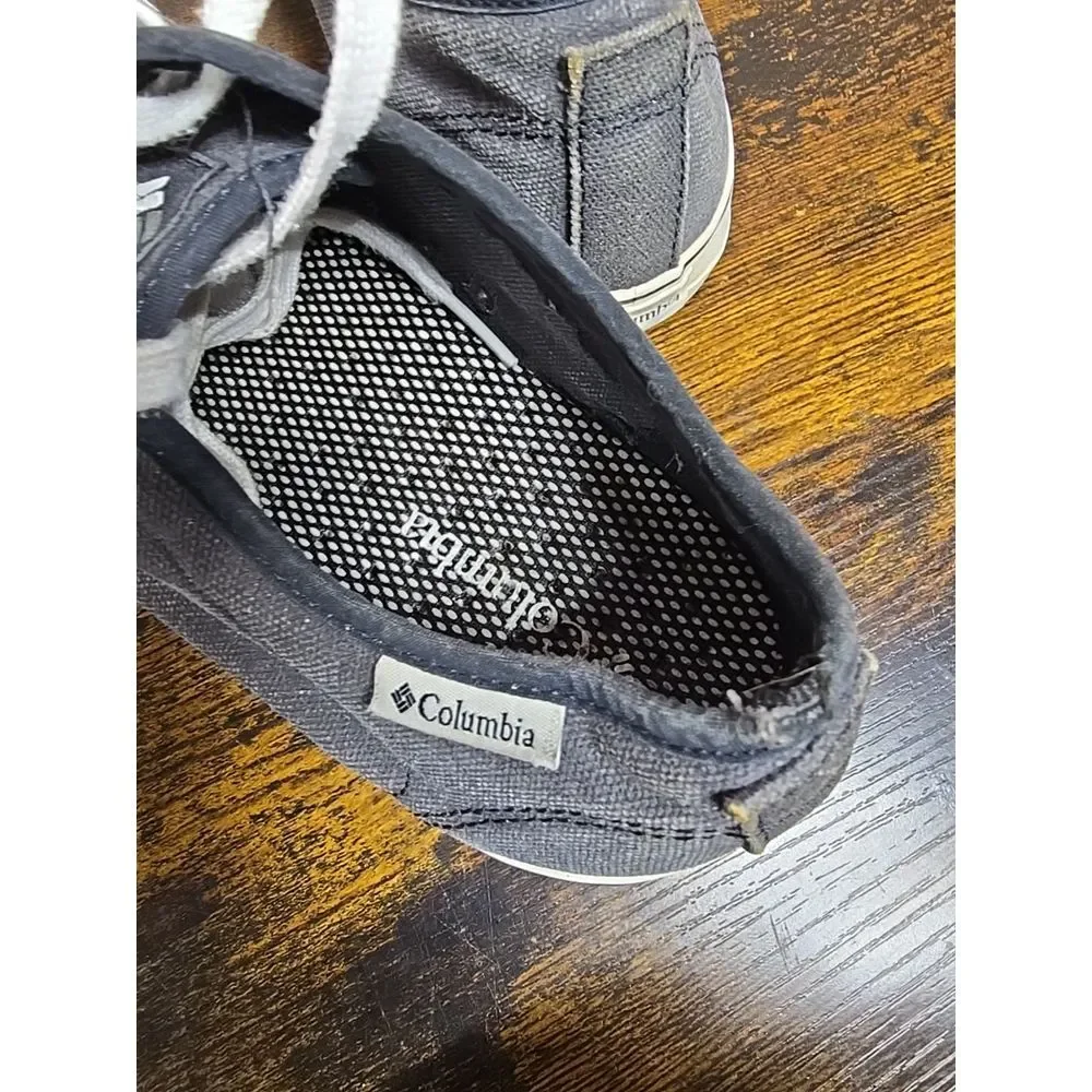 Columbia Mens Shoes Sz 12  Mesh Boat Tennis navy Blue  Loafer Comfort Sneakers‎